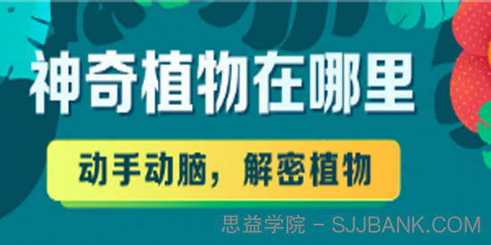 神奇植物在哪里，动手动脑，解密植物
