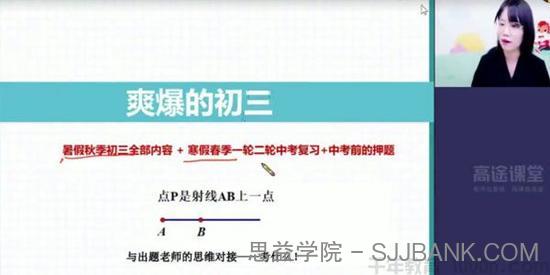 刘梦雅-高途课堂 2020年初三数学暑期班