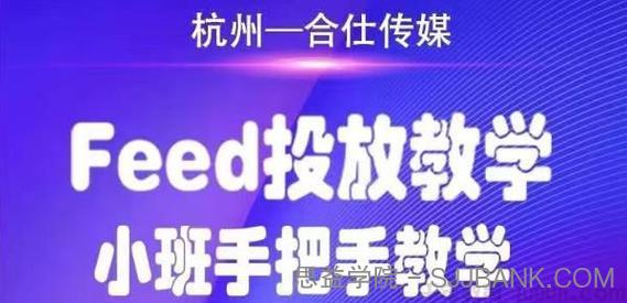 合仕传媒《Feed投放教学》小班手把手教学