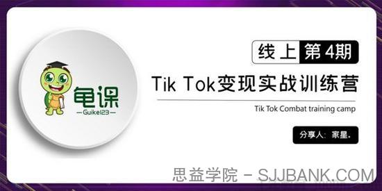 龟课《TikTok变现实战训练营线上第4期》0基础教你搬运视频