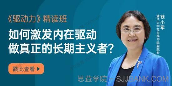 钱小军《驱动力精读班》激活内在驱动做真正的长期主义者