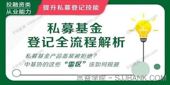 华尔街学堂《私募基金登记全流程解析》