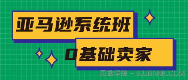 亚马逊系统班，专为0基础卖家量身打造，亚马逊运营流程与架构