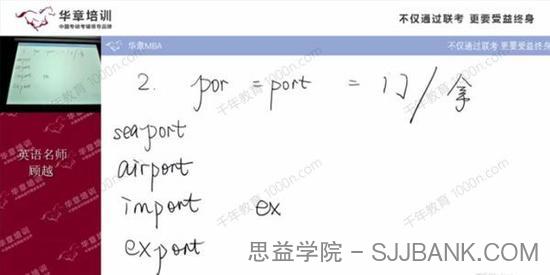 华章教育 2021考研管理类联考全程班