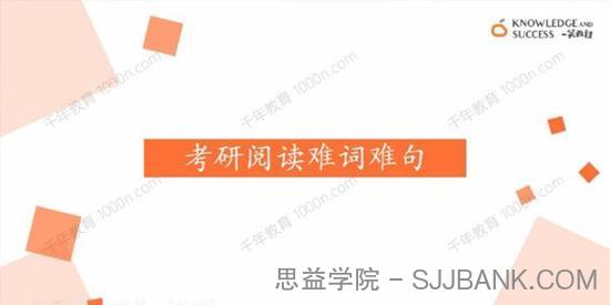 周思成 2021考研英语团队冲刺密训系列