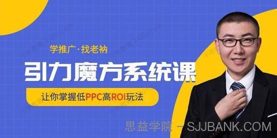 牛气学堂《老衲：引力魔方系统课》掌握低PPC高ROI玩法