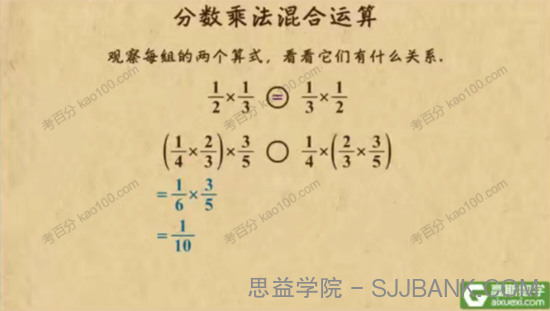 高斯数学 看动画学六年级奥数