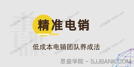 书课《精准电销》低成本电销团队养成法