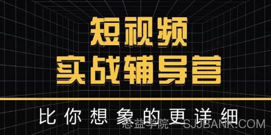 达人队长《短视频实战辅导营》比你想象的更详细