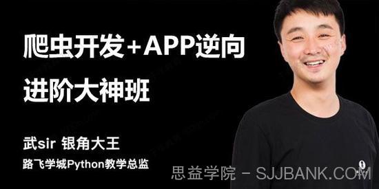 路飞学城《爬虫开发+APP逆向超级大神班》2022年结课