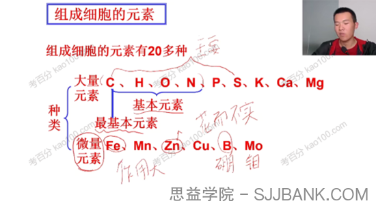 高中生物清北学霸答疑课程