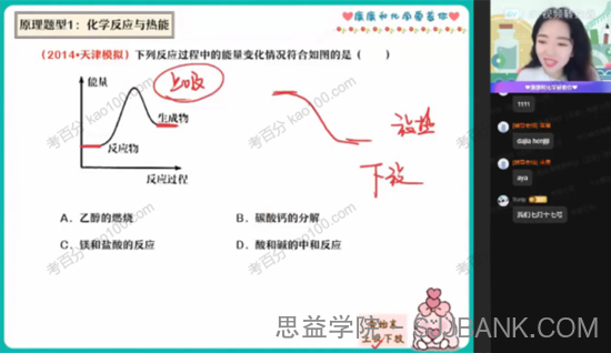 康冲 高二化学2022年暑假A+班