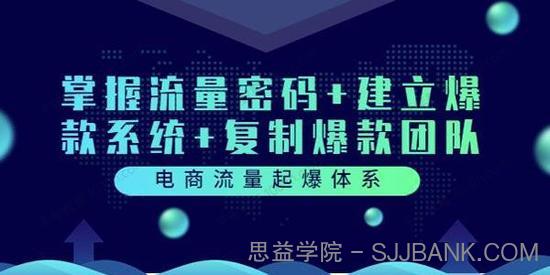 电商流量起爆体系：流量密码+爆款系统+爆款团队