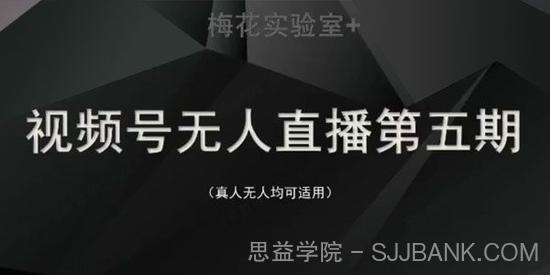 梅花实验室《微信视频号无人直播课程》第5、6期