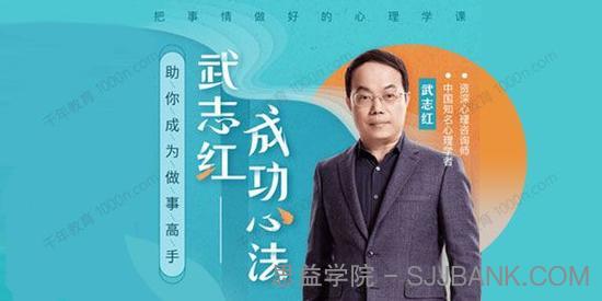 武志红《成功心法：把事情做好的心理学课》