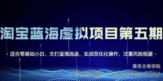 黄岛主淘宝虚拟无货源3.0+4.0+5.0，适合零基础小白