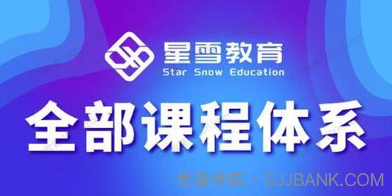 星雪教育淘系高级班 更全的运营提升方案 店铺最新玩法