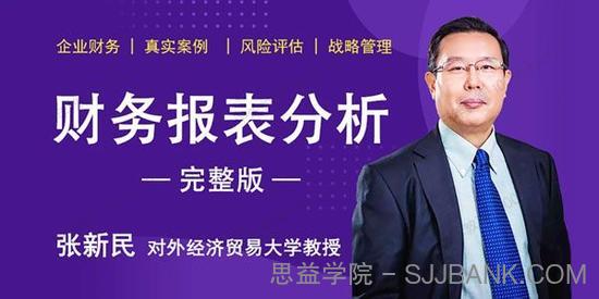 张新民《老板和高管必修的财务报表分析课》