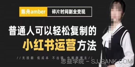 陈舟《小红书训练营第11期》可复制的小红书运营方法