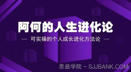 阿何的人生进化论 可实操的个人成长进化方法论