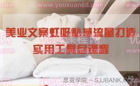 美业文案私域流量打造实用教程：学会私域流量打造和营销