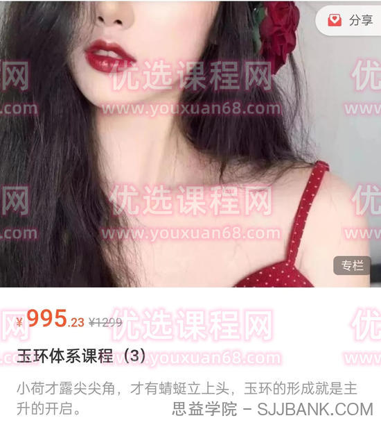 公众号财女西施·玉环交易体系课程（3）